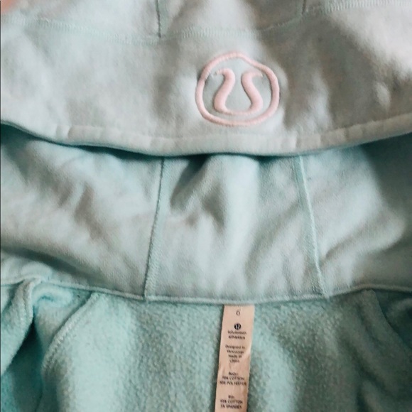 Lululemon Scuba Hoodie Stretch Mint Moment - Picture 4 of 5